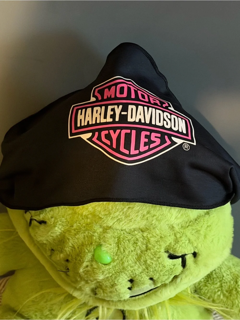 Harley-Davidson Black Rhinestone Skull Bandana Hat